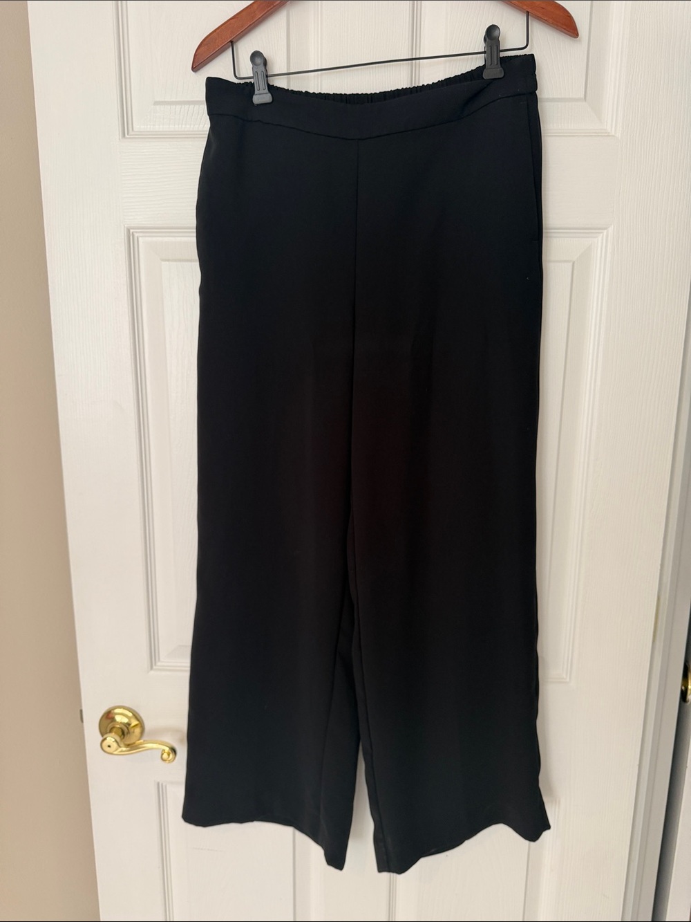 J. Crew Black Wide-Leg Women's Pants